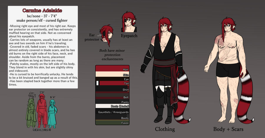 reference sheet