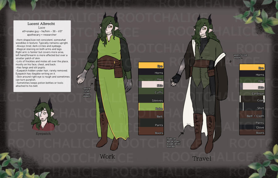 reference sheet